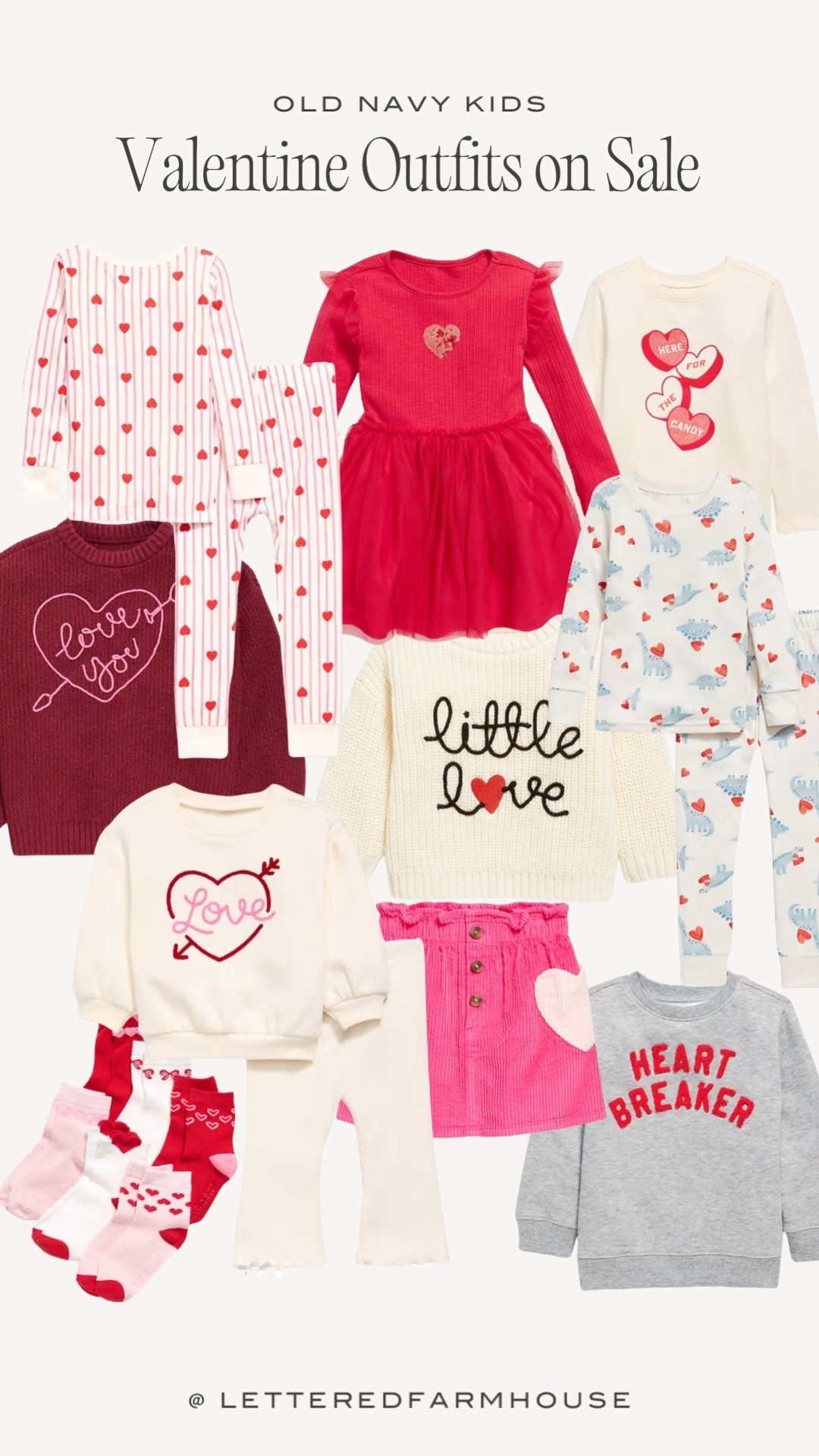 MAJOR SALES AT OLD NAVY! Snag these Valentine finds now! 

Old Navy’s newest Valentine’s Day clothing for kids is here and it’s full of playful heart graphics, pink and red colors, cozy sweatshirts, leggings, dresses, pajamas, and easy everyday outfits kids actually love wearing. From baby Valentine clothes and toddler heart sets to big girl school-friendly Valentine outfits, this collection is perfect for classroom parties, Valentine photos, gifting, and comfy February days. Affordable, size-inclusive, and made for play, Old Navy Valentine styles are ideal for moms shopping kids Valentine outfits, baby Valentine gifts, and cute seasonal clothes that can be worn long after Valentine’s Day.

girls valentine outfits, baby valentine clothes, toddler valentine outfit ideas, kids valentine clothing, valentine dresses for girls, heart print kids clothes, pink and red kids outfits, valentine pajamas for kids, baby girl valentine outfit, affordable valentine kids fashion, girls valentine sweatshirt, valentine matching sets for kids, classroom valentines outfit ideas, kids love themed clothing, valentine gift ideas for kids, baby first valentine outfit, girls february outfits, kids holiday outfits valentines, cute valentine outfits for toddlers, kids valentine day fashion

Old Navy girls valentine outfits, Valentine’s Day, valentines gifts, valentines basket, valentines dress, kids valentines


#LTKKids #LTKBaby #LTKValentine