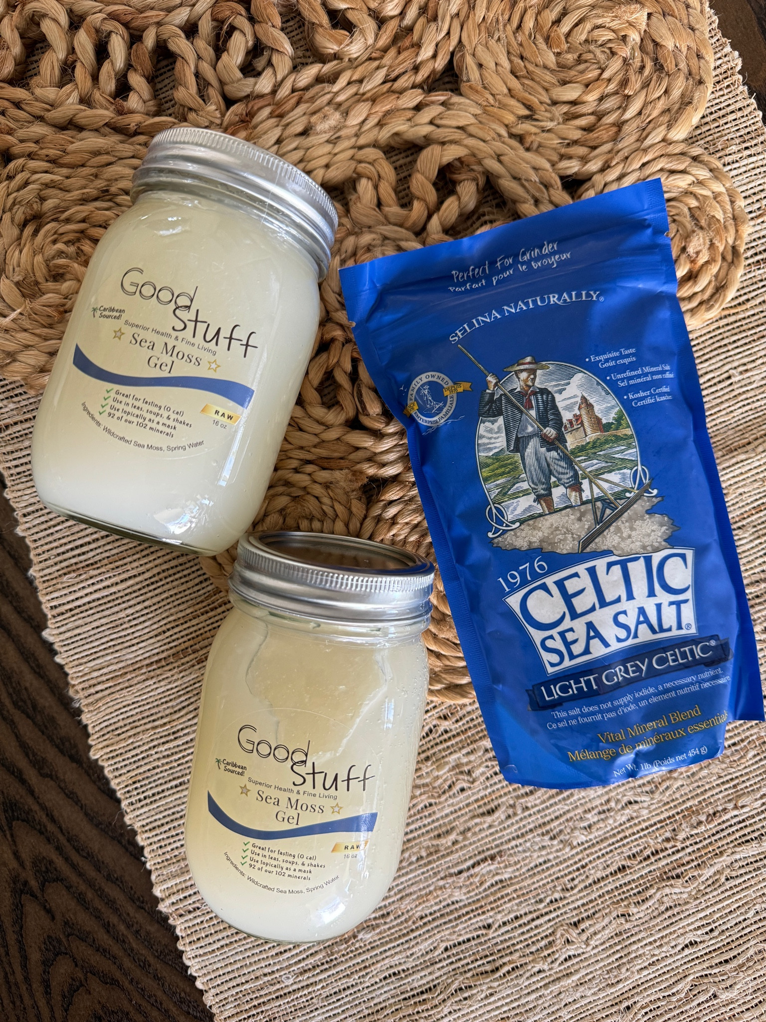 In our sea health era — if you don’t know the benefits of consuming sea moss gel & sea salt be sure to check them out. 

(The information & content provided  should not be considered, or used as a substitute for medical advice, diagnosis,  or treatment.)

#health #fitness #wellness 

Sea Moss - Sea Salt  

#LTKFitness #LTKActive