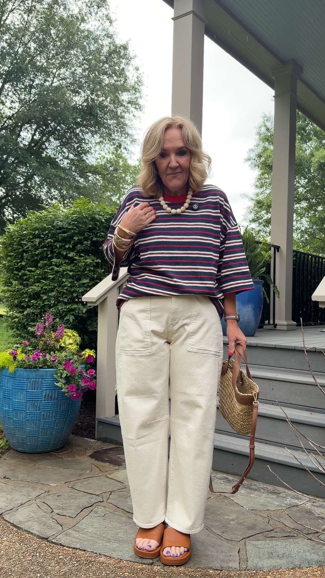 This barrel jeans from Avara is relaxed but still polished, and they’re incredibly comfortable for everyday wear. I love how easy they are to style with striped tops, simple tees, or lightweight sweaters year-round. 🫶🏻

The cropped wide-leg fit gives them such a modern look while still feeling effortless and flattering. Definitely one of those pieces you’ll keep reaching for. 

 #LTKootd #LTKOver40 #LTKSaleAlert