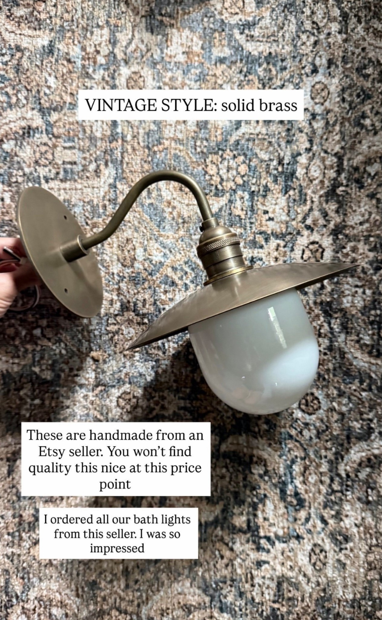 These handmade salad brass wall sconces are such a good price for what you’re getting the quality is top notch so much nicer than any other big box store handmade lighting from Etsy

#LTKSaleAlert #LTKHome #LTKGiftGuide