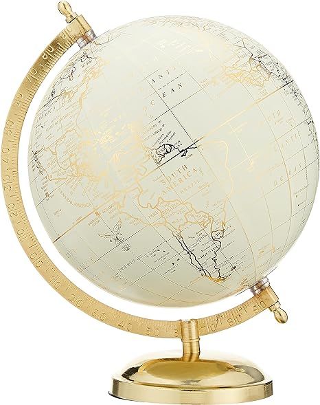 Abbott Collection 57-LATITUDE-02 Globe on stand, 11 inches, Ivory | Amazon (US)