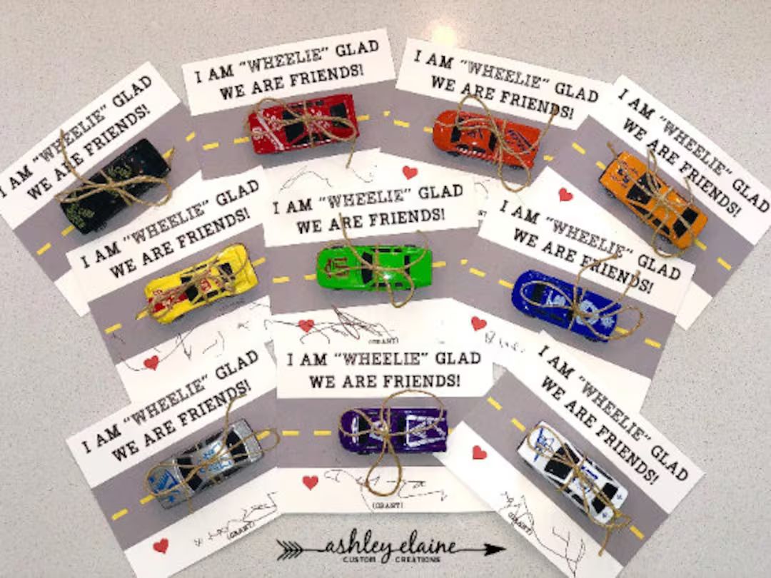 15- Race-car Valentine's Day Cards | Etsy (US)