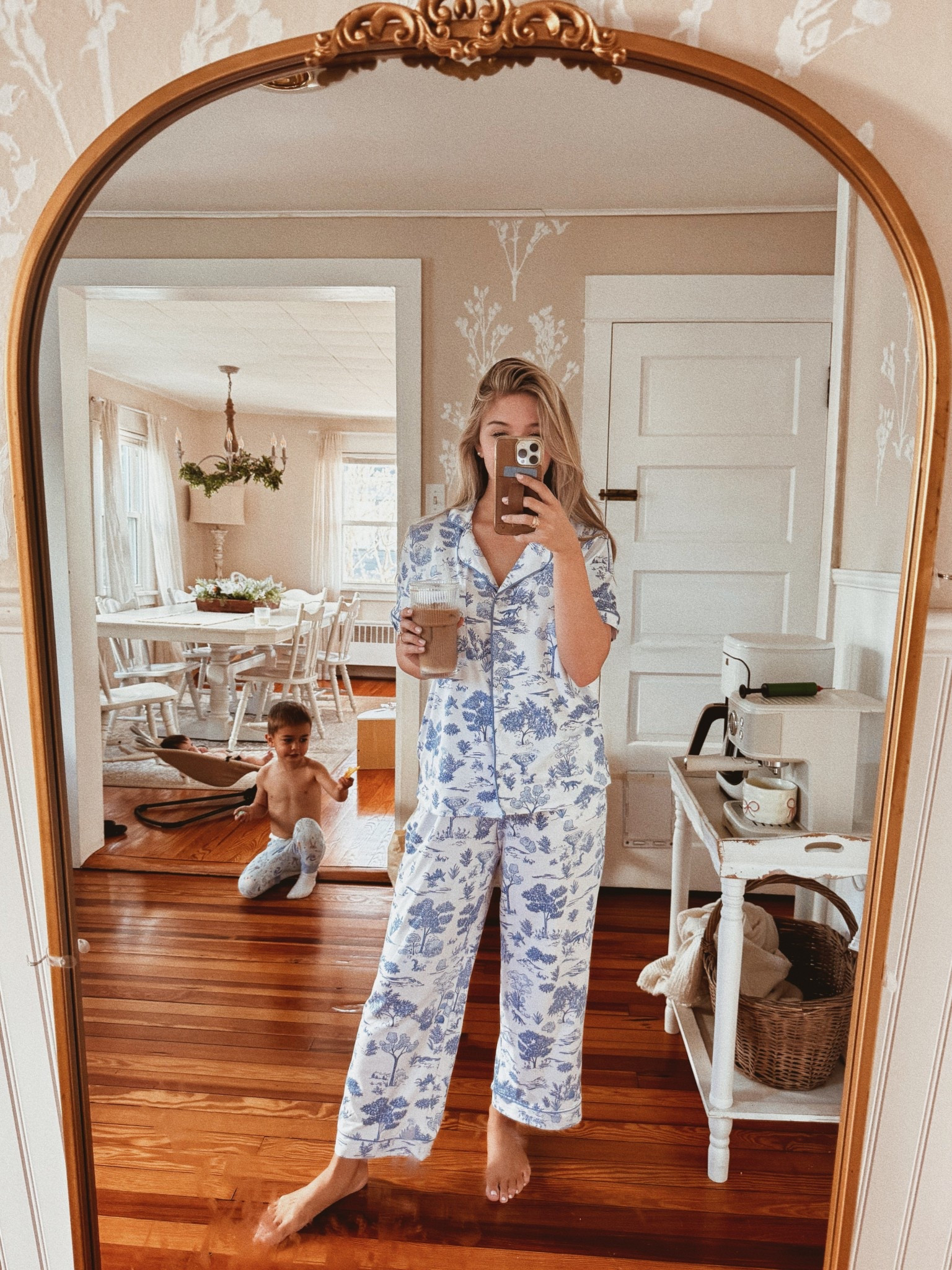 designer dupe - walmart pajamas 🤍🩵 only $16!

#LTKFindsUnder50 #LTKStyleTip #LTKSeasonal