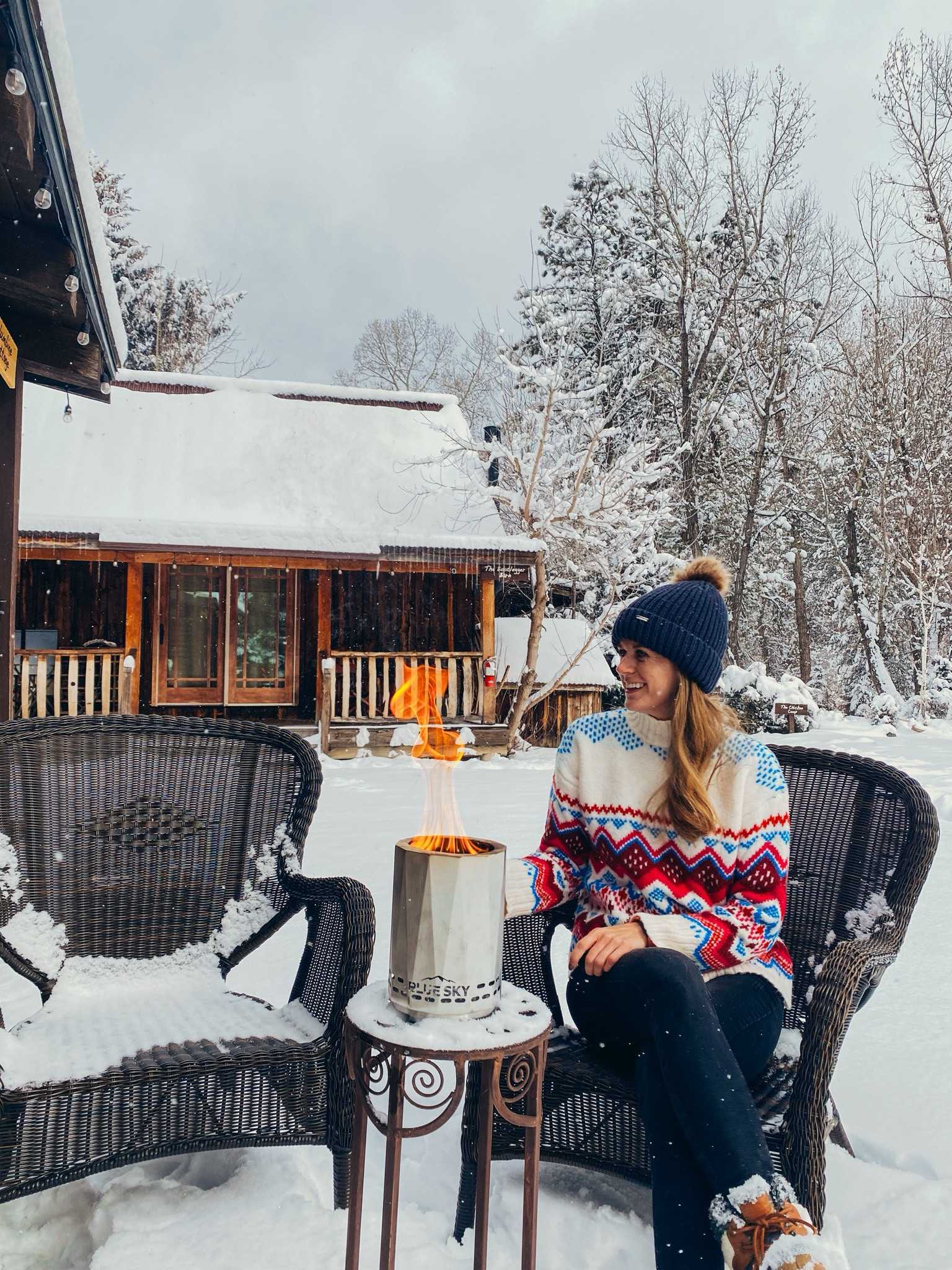 Everything you need for a cozy cabin weekend including a portable tabletop firepit! The version of the firepit in this image is launching soon, but I tagged a similar one in the meantime! #LTKMostLoved

#LTKGiftGuide #LTKSeasonal