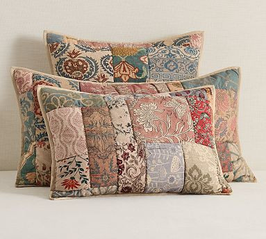 Valentina Rosewood Quilted Sham | Pottery Barn (US)