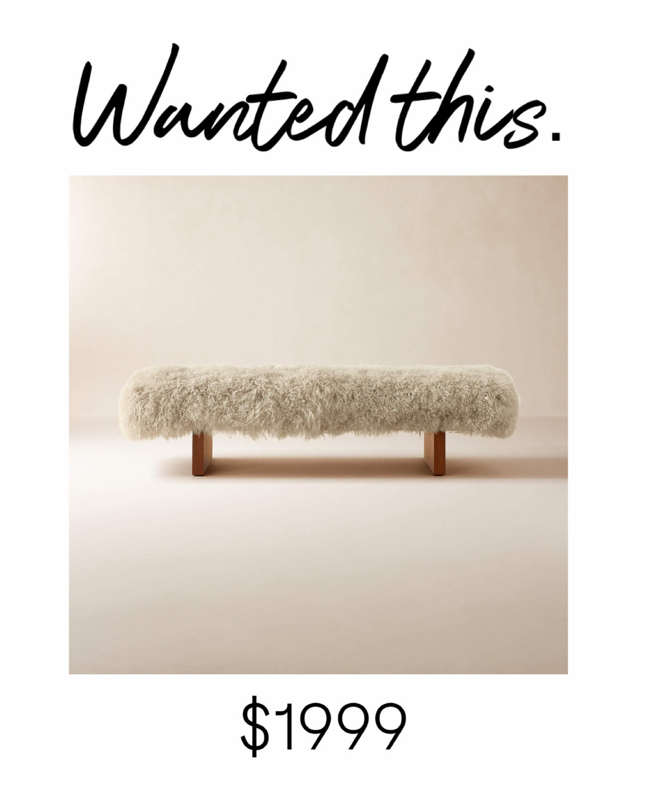 Wanted the first bench. Bought the less expensive instead 🤫

#LTKHome