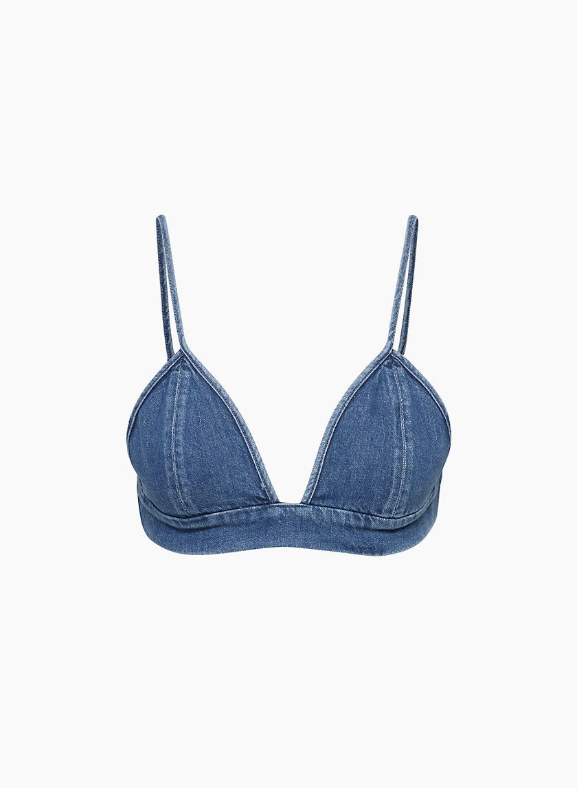 DENIM BRALETTE | Aritzia