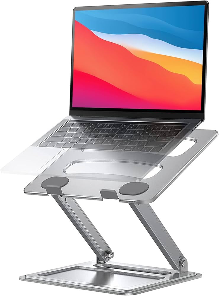 LORYERGO Adjustable Laptop Stand, Portable Riser for 17.3inch Laptops, Adjustment for Desk, Holds... | Amazon (US)