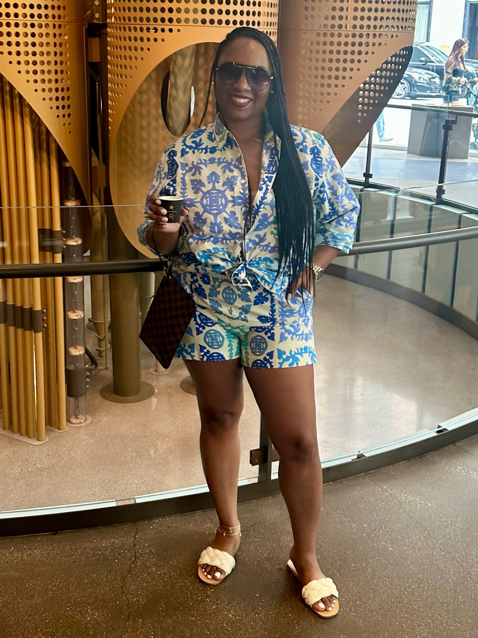 Zara Two Piece Sets are always a vibe! Sorry this one is out of stock, except for the pants, but I can’t link it here. I’ll link some other great ideas and my accessories! 💙

#twopiecesets #shortsets #casualoutfit

#shorts #floralprints 

#LTKstyletip #LTKbeauty #LTKcurves