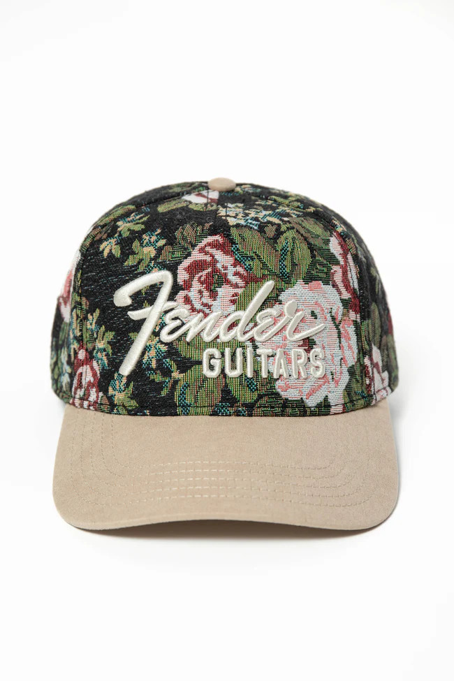 Fender Tapestry Trucker Hat | Pink Lily