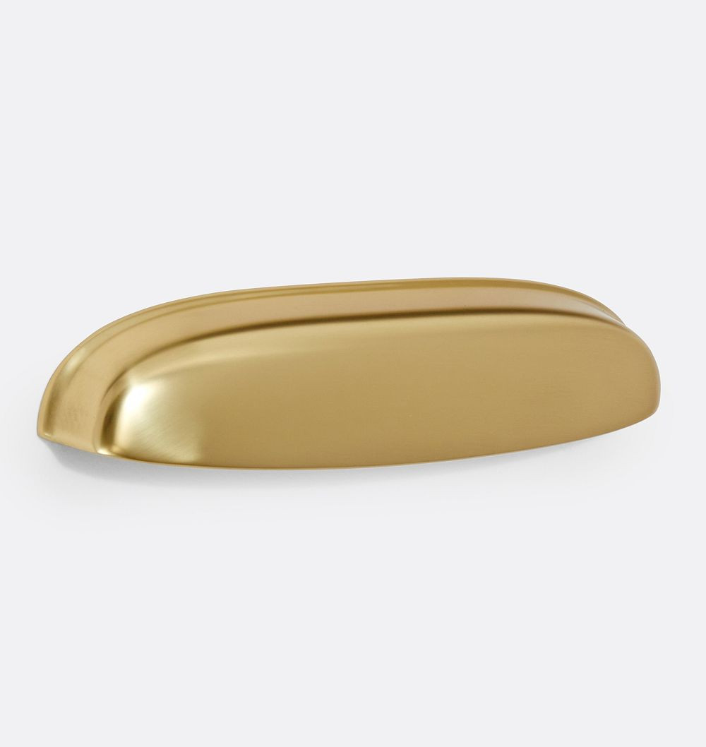 Claybourne Bin Pull, 6"" - Aged Brass | Rejuvenation