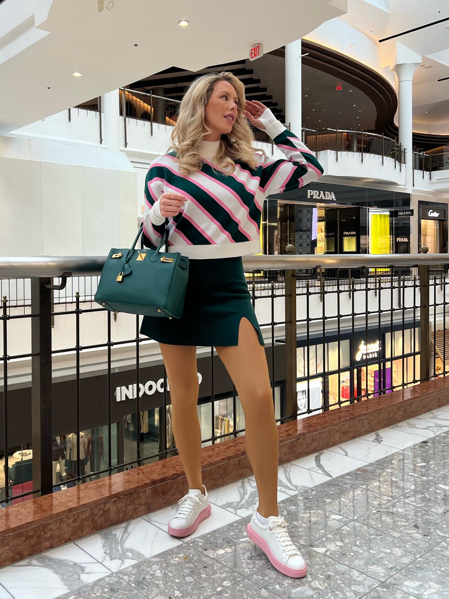 Wearing a medium skirt, small sweater and bodysuit 

#LTKfindsunder100 #LTKitbag