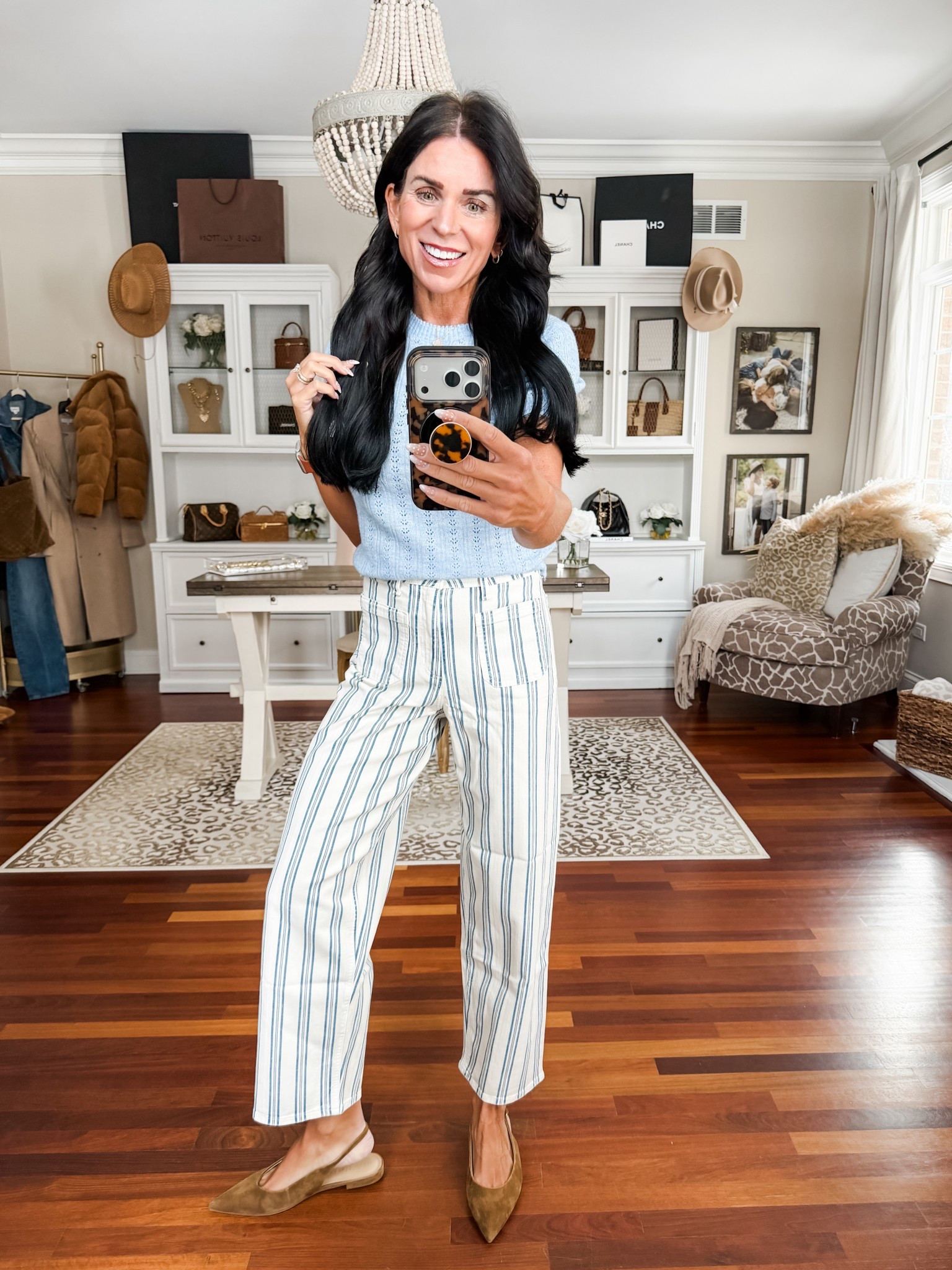 These striped damper jeans giving coastal vibes
2 jeans
Small top
@Target 

#LTKOver40 #LTKmomlife #LTKootd