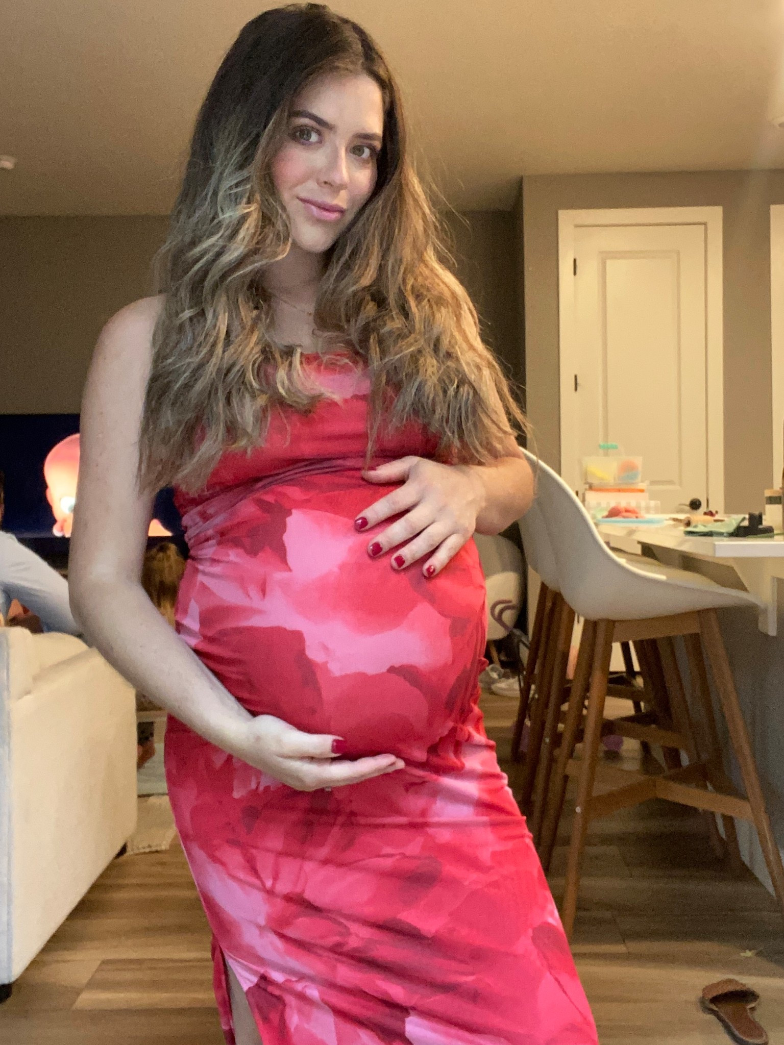 Beautiful dress! I can still use it after pregnancy #bumpfriendly #maternityclothes 

#LTKFindsUnder50 #LTKBump #LTKFamily