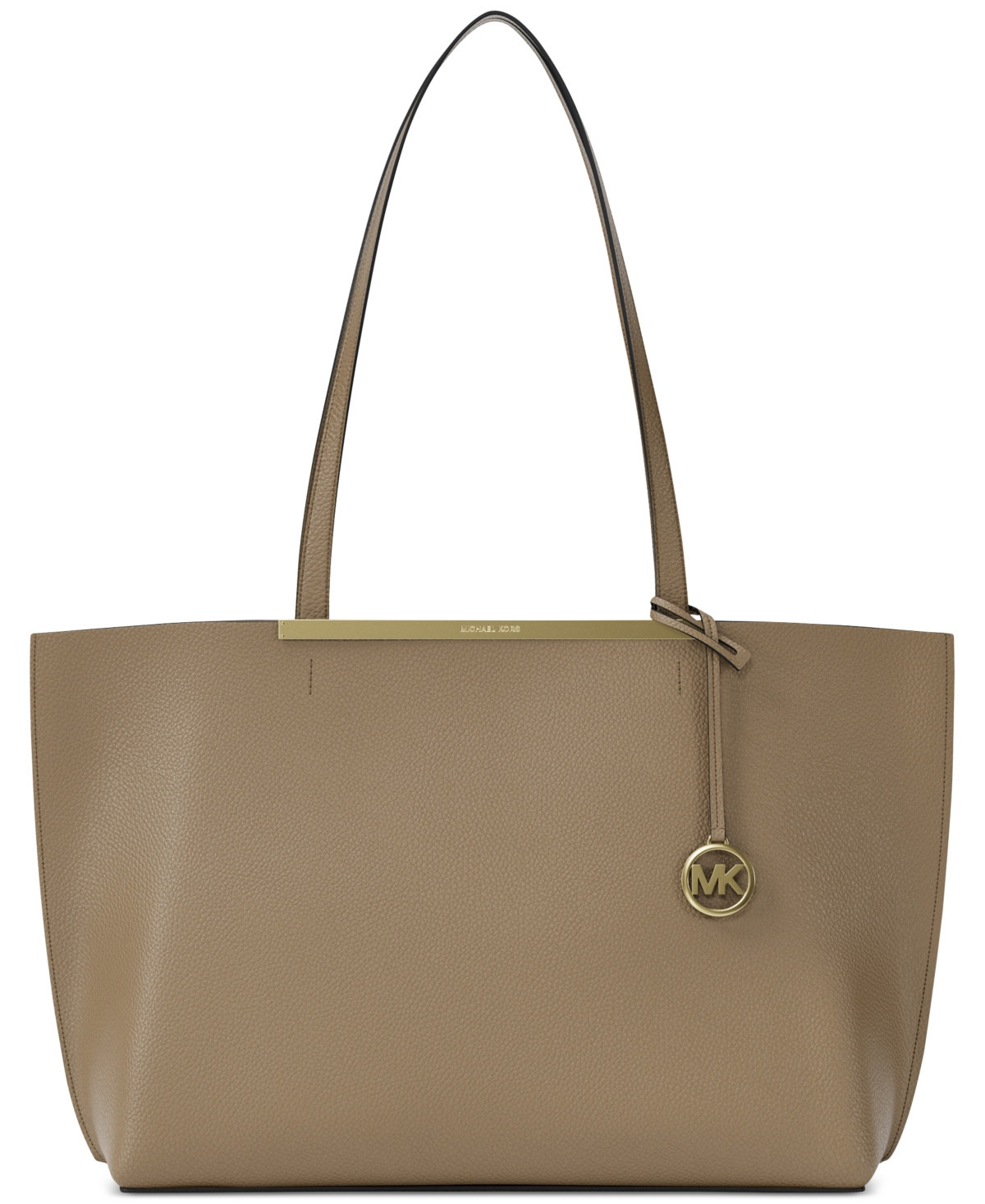 Michael Kors Evelyn Large Top Zip Tote - Husk | Macy's
