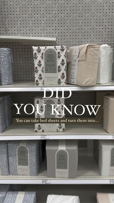 Did you know that you can use bed sheets for so much more than the bed?! 

#LTKhome #LTKstyletip #LTKVideo