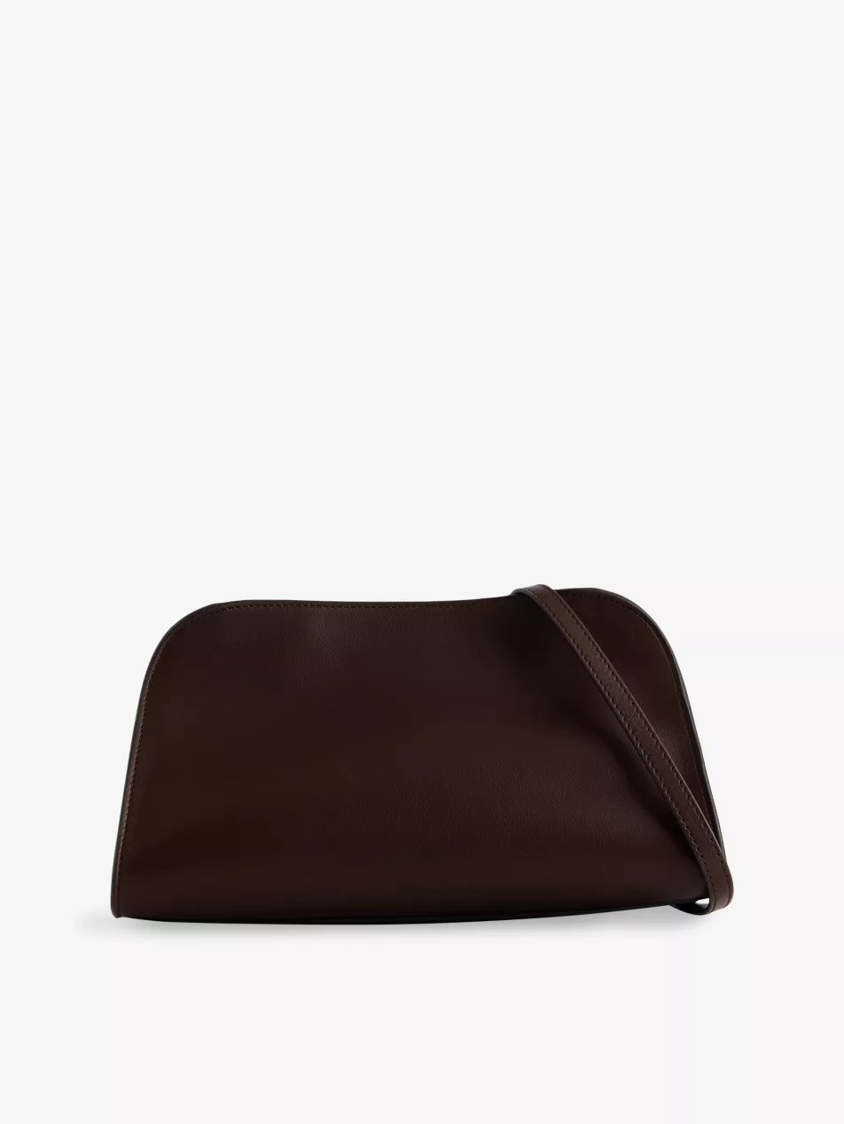 Peggy Leather Clutch | Selfridges