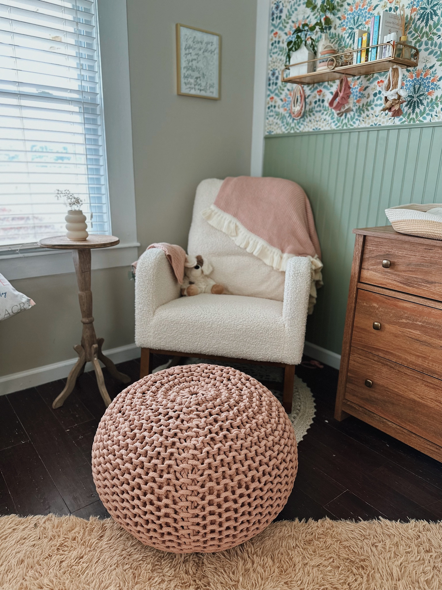 Finally got around to ordering an ottoman for our nursery rocker & I’m loving the way this one looks and feels 🤌🏻😍 it comes in a few colors, but this blush pink matches perfectly. It’s lightweight yet sturdy, all the good things! Going to link our rocker & dresser too, in case you’re in the market for something like these! 

#LTKbaby #LTKfamily #LTKFind