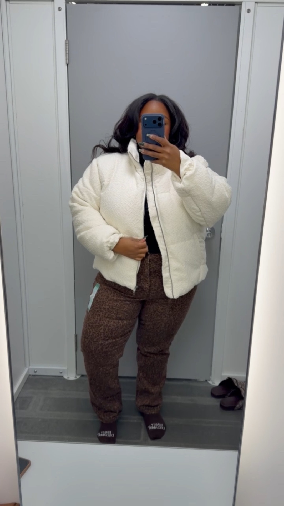 ✨ Walmart Winter Plus Size In Store Haul!  Obsessed with this women’s puffer jacket it’s fully lined and comes in sizes up to 4X. I’m wearing a 2X for reference.

Paired it with these Leopard High-Rise Jeans I’m wearing a 20W (regular height).
Affordable, comfy, and perfect for winter fits 
 #WalmartFinds #PlusSizeWinter #walmartpartner #WalmartHaul

#LTKPlusSize #LTKFindsUnder100 #LTKootd