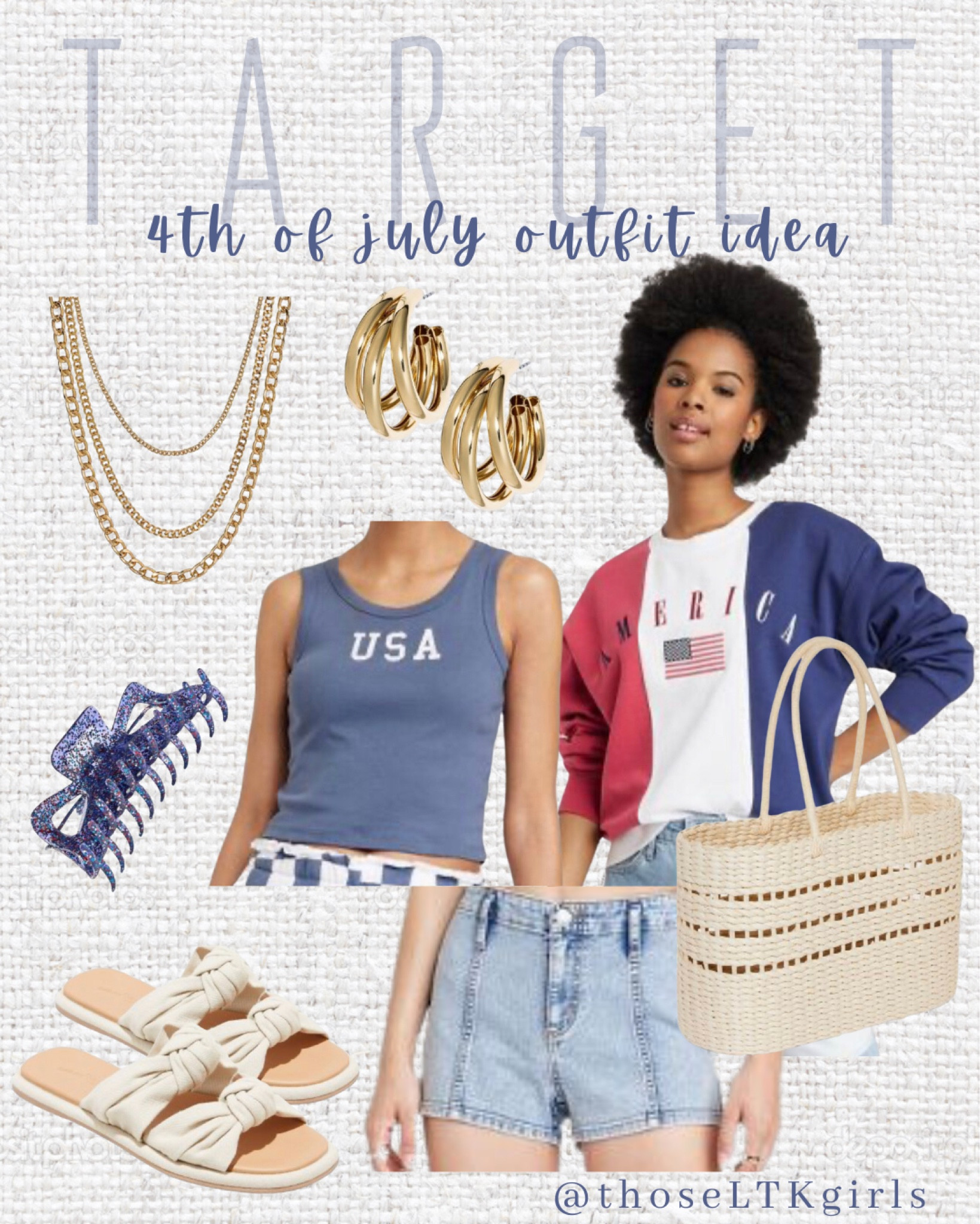 Target Summer Sale 4th of July outfit idea❤️💙🤍 30% off all clothes, shoes, and accessories!


Patriotic Affordable Outfit Idea, USA Tank, America Sweatshirt, Summer Slide Sandals, Gold Jewelry, Straw Bag, Budget Friendly Summer Inspiration

#LTKSeasonal #LTKunder50 #LTKsalealert