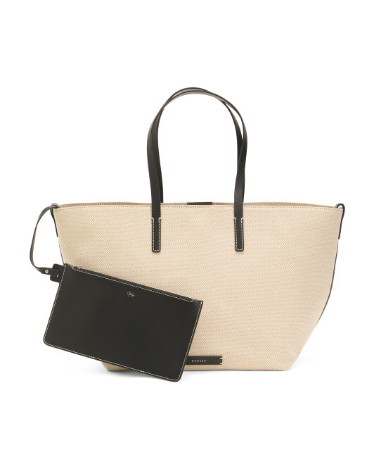 Canvas Dukes Place Large Tote | TJ Maxx