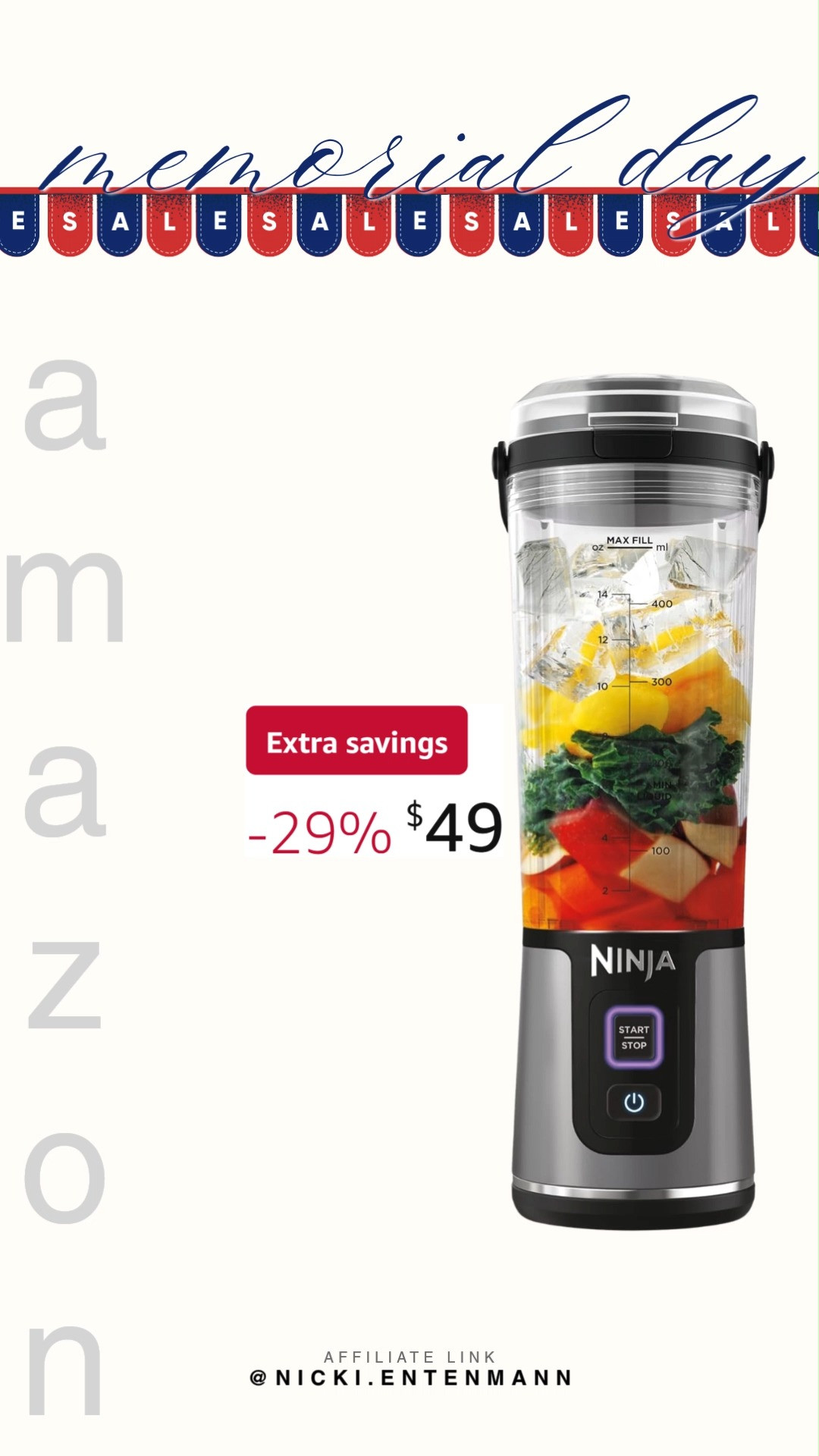 Ninja Blast Portable Blender makes smoothies, shakes, and cheerful drinks on the go with ease. Lightweight design and powerful blending bring flavor anywhere you wander 🍓✨🥤  

#NinjaBlender #PortableBlender #SmoothieMaker #KitchenEssentials #TravelGear #HealthyLiving #CookingTools #Drinkware #ModernLifestyle #OnTheGo 

 #LTKfoodie #LTKHome #LTKSaleAlert