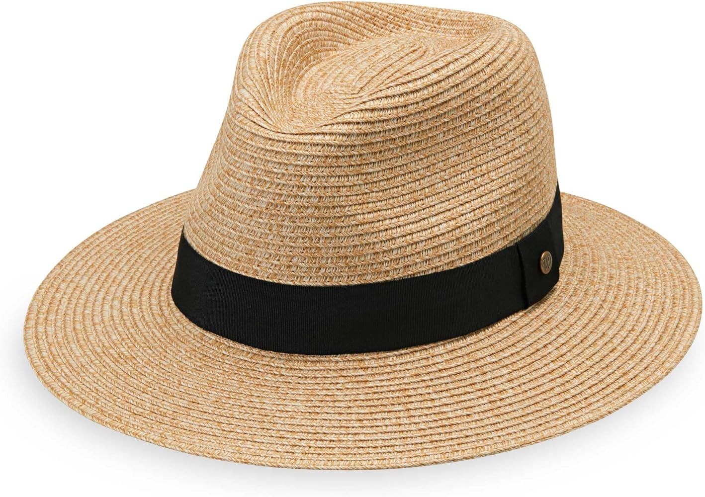 Wallaroo Hat Company Women’s Petite Palm Beach Fedora – UPF 50+, Packable Design, Adjustable ... | Amazon (US)