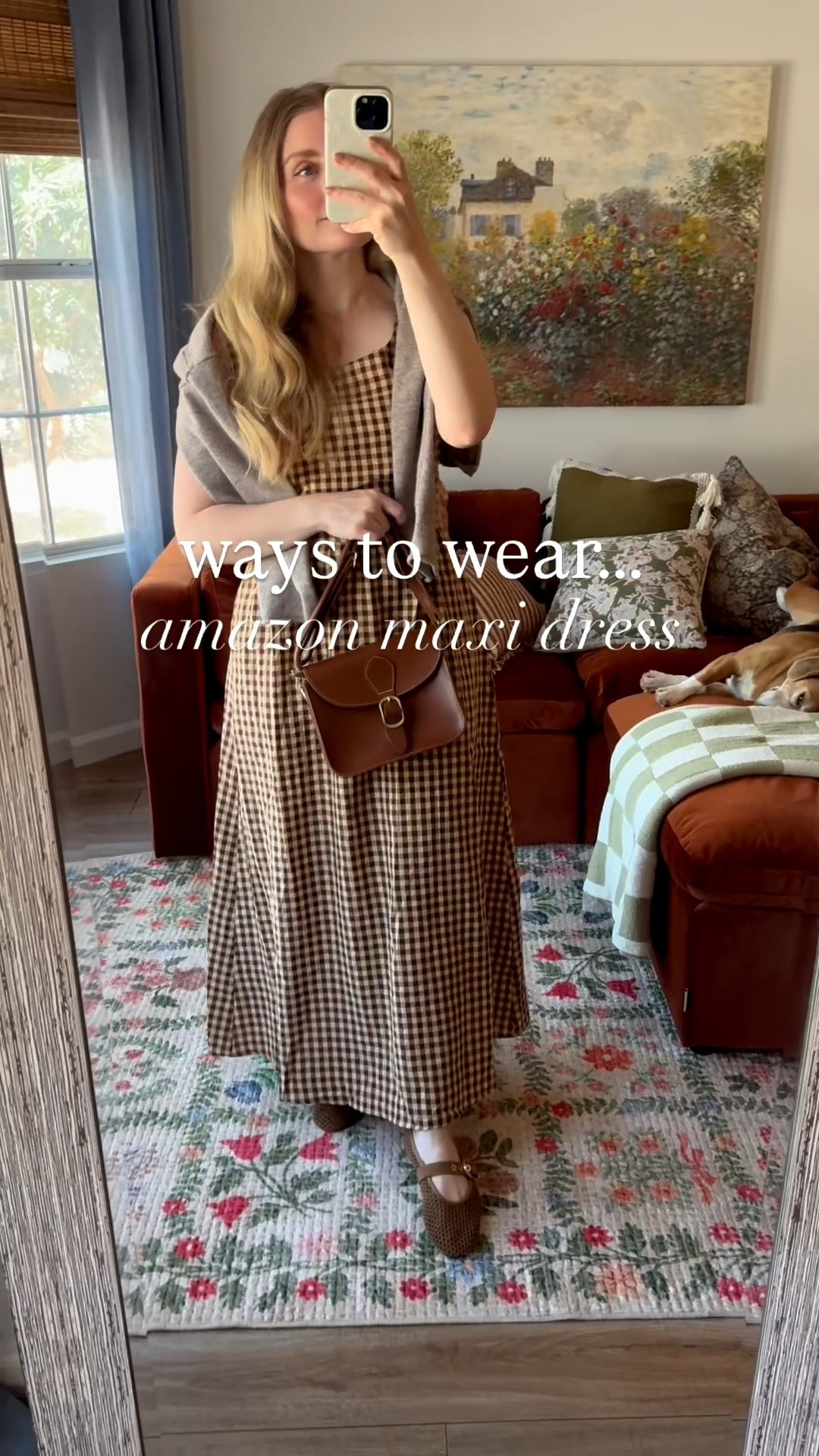 this gingham maxi dress from amazon is the perfect versatile fall dress! comfy, lightweight and a beautiful print (tons of other colors too) 

tts, wearing my normal small.

#LTKSeasonal #LTKSaleAlert #LTKootd