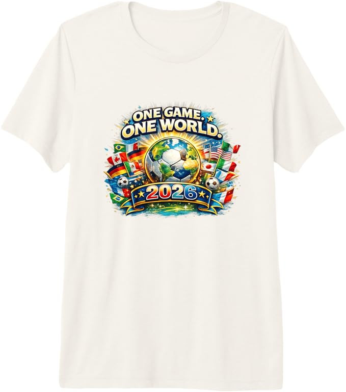 Mens Global Soccer Fest 2026 North America Tour USA Canada Mexico Premium Tri-Blend T-Shirt | Amazon (US)