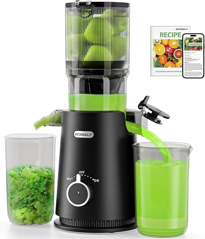 Cold Press Juicer Easy to Clean, with Wide Mouth & Large Feed Chute, Professional Juicer Machines... | Amazon (US)