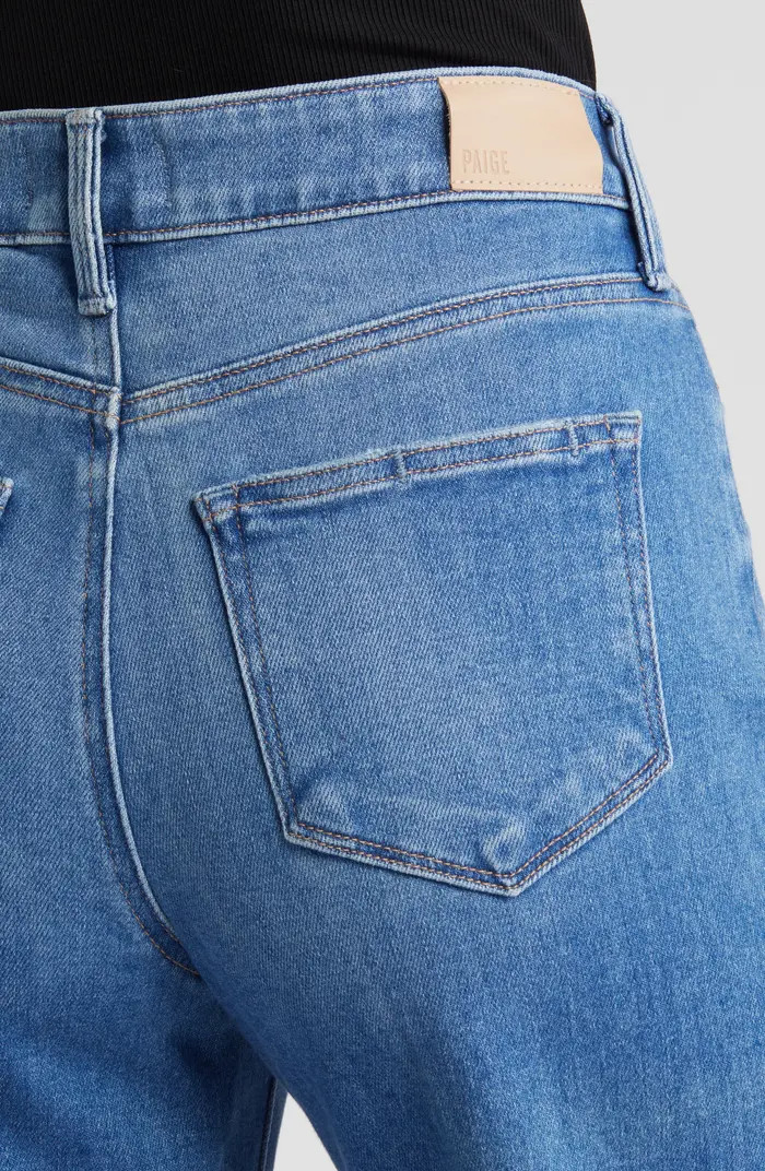 Anessa High Waist Raw Hem Wide Leg Jeans | Nordstrom