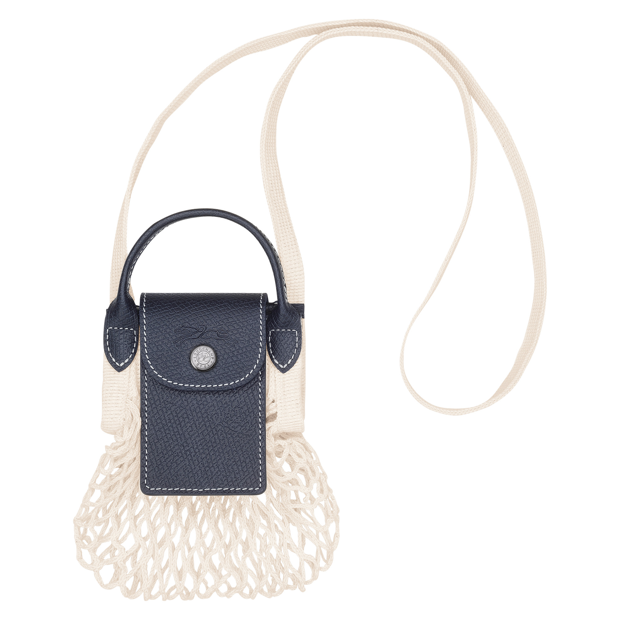 Le Pliage Collection XS Mesh bag Navy - Canvas | Longchamp US | Longchamp