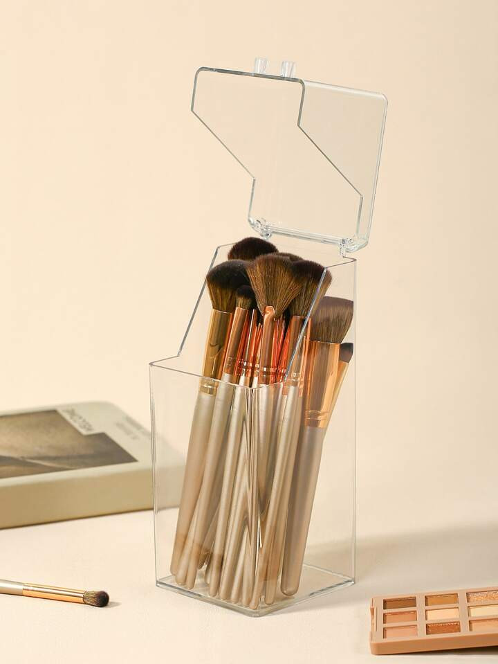 1pc Clear Makeup Brush Storage Bucket | SHEIN