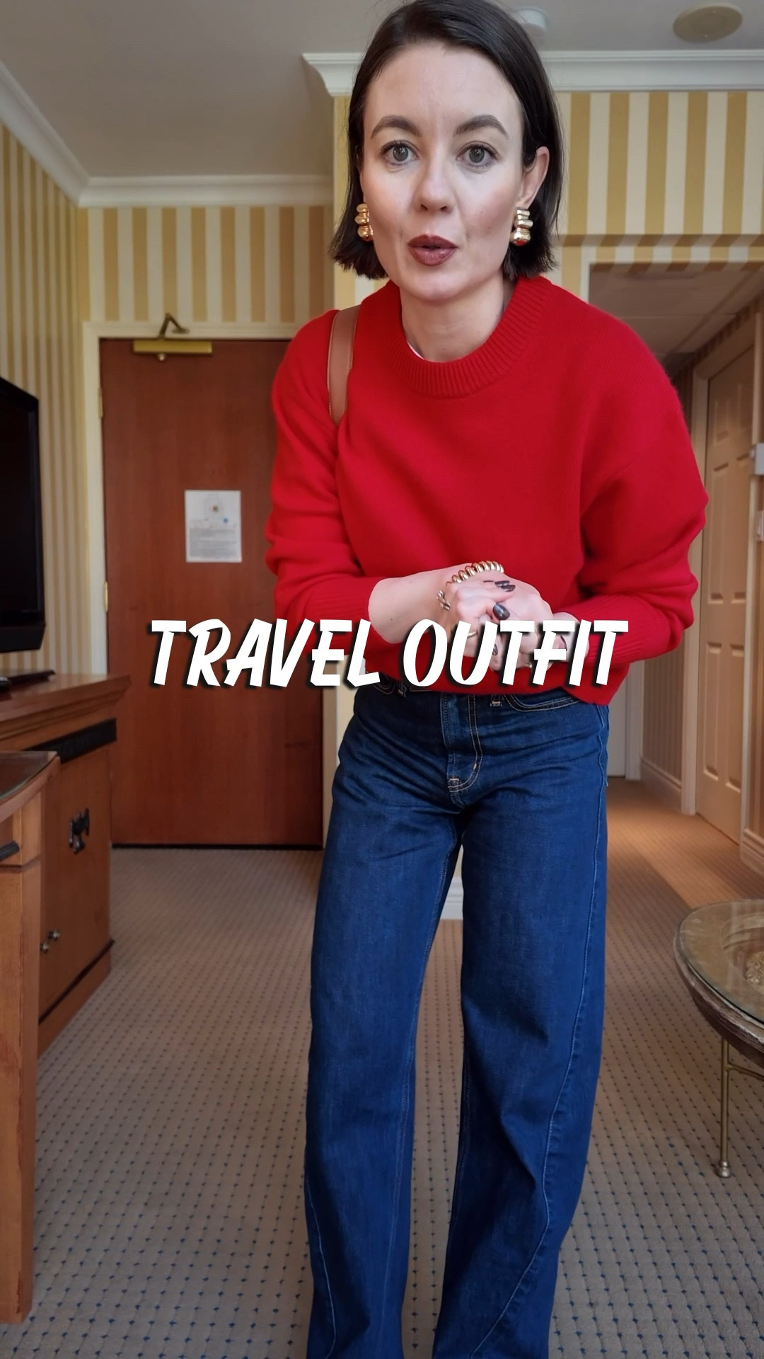 Red sweater (xs), barrel jeans (24), suede ballet flats, suede bag, trench coat

Use Sansha15 for Fabrique

#LTKStyleTip #LTKTravel #LTKSeasonal