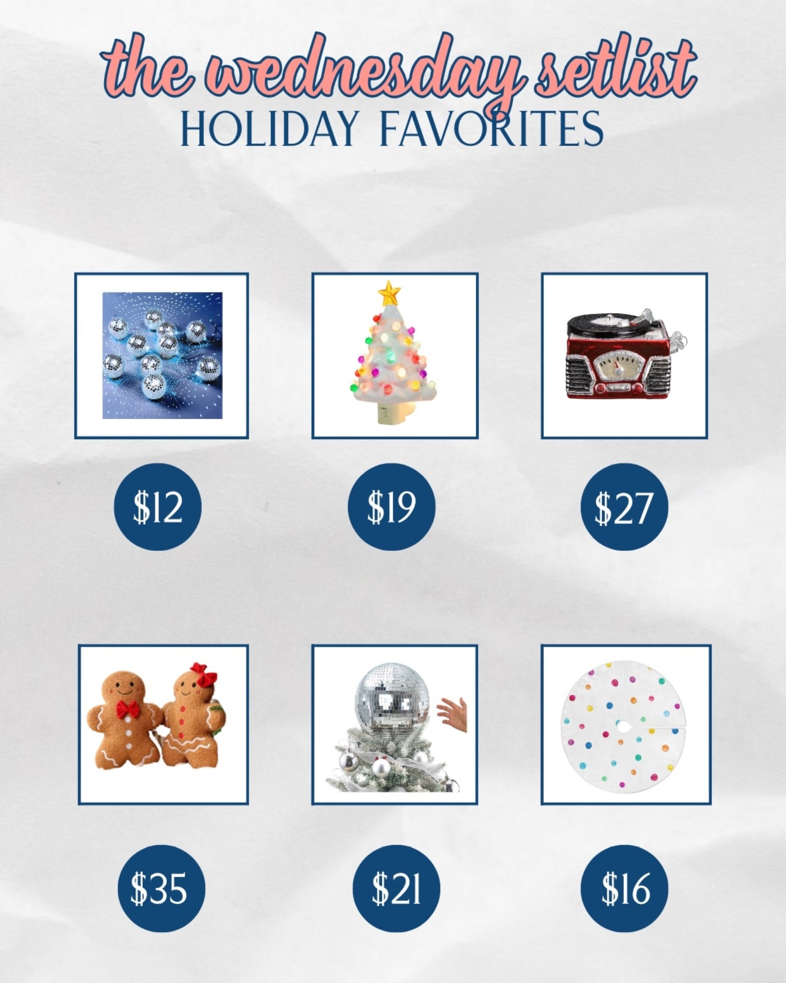 Wednesday Set-list week: 11.10.25

#LTKSeasonal #LTKHoliday #LTKFindsUnder100