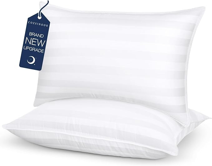COZSINOOR Queen Size Cooling Bed Pillows for Sleeping: Hotel Quality, Set of 2 - Down Alternative... | Amazon (US)
