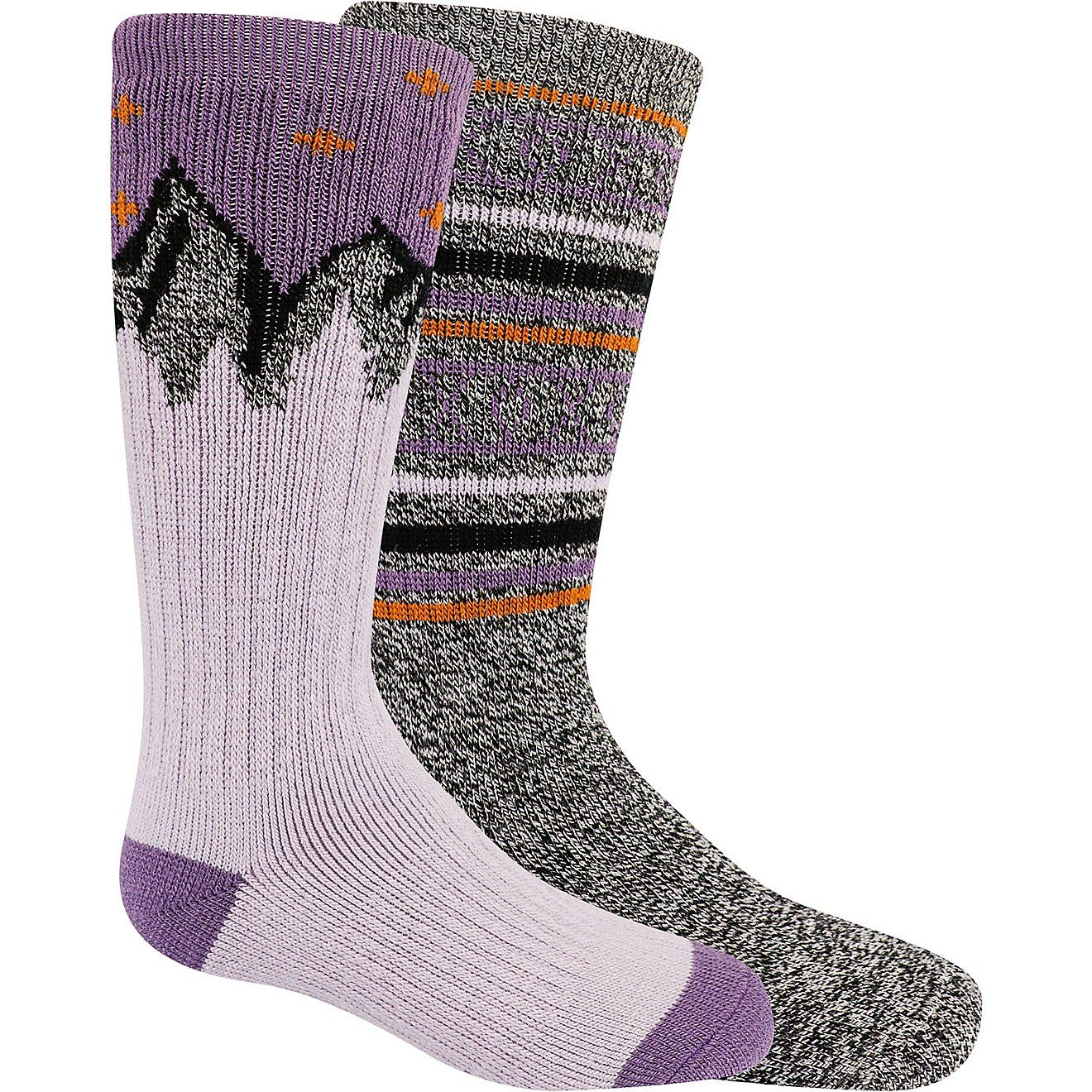 Merrell Kids’ Holiday Brushed Thermal Crew Socks 2 Pack | Academy | Academy Sports + Outdoors