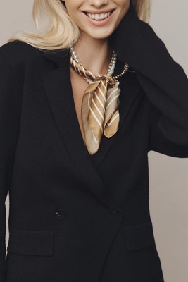 Beaded Silk Scarf Collar Necklace | Anthropologie (US)