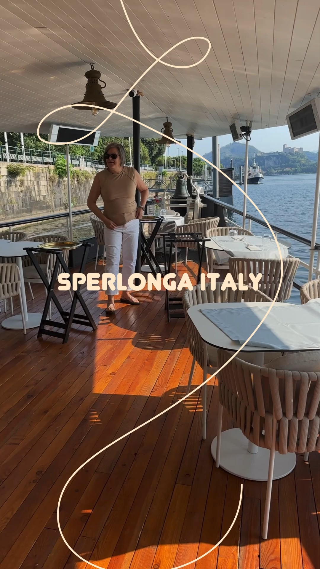 Just reminiscing about our recent trip to Italy. We stayed one night in an old boat in Sperlonga. Such a unique and fun experience! Sperlonga is located between Rome and Naples in the seaside. 
My easy comfy outfit is a fabulous tank top, white jeans and water shoes! They are perfect for walking on cobblestone streets and rocky beaches. 
#sperlonga #seeitaly

#LTKTravel #LTKMidsize