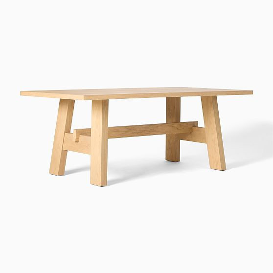 Putnam 76"" Rectangle Dining Table, Blonde | West Elm (US)