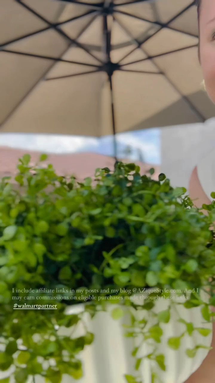 ✨💯Chic and simple indoor/outdoor ceramic planter. Perfect size 12 inch wide and 5 inch height - just right for table decor, round shape and matte color altogether play perfectly with greenery. Sleek modern design. Versatile use. Love the contrast of greenery with this planter. Absolute love. #walmartpartner #walmart #aziquestyle #modernplanters #versatile #curatedshopping #mattewhite #shopmyhome

#LTKSeasonal #LTKVideo #LTKHome