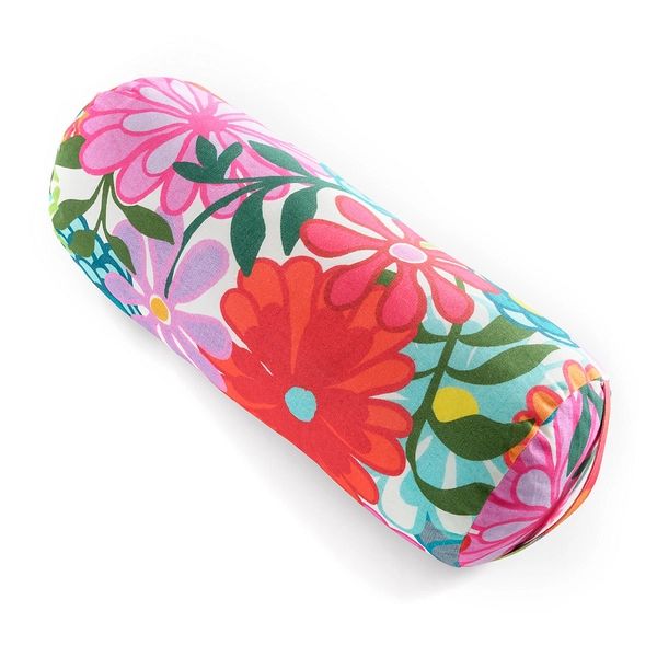 Salutation Floral Bolster Pillow | Annie Selke