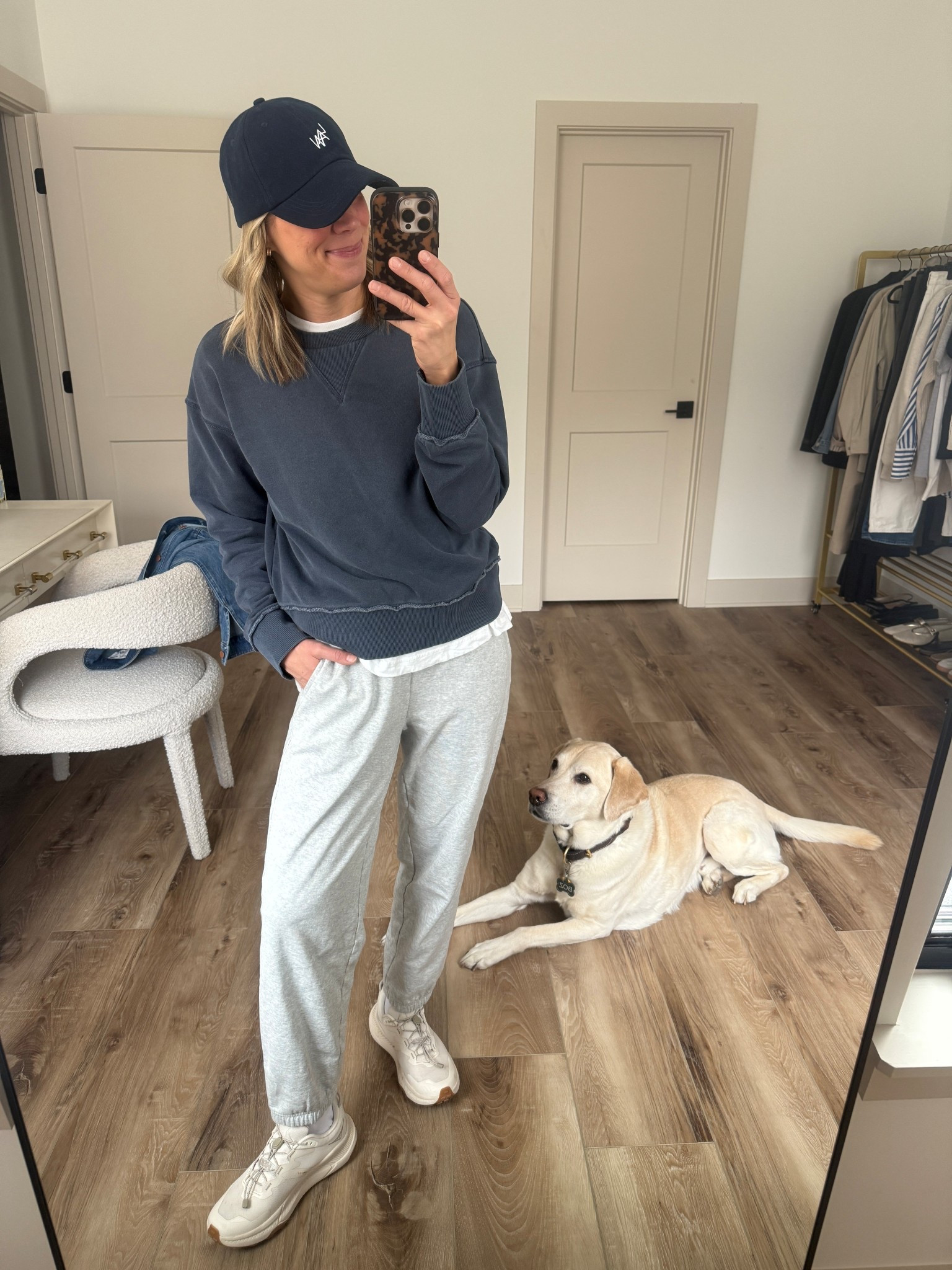 Wearing s/reg terry joggers, small sweatshirt, small tee, sneakers tts 

Hat Code: LAW25

#LTKgrwm #LTKootd #LTKOver40