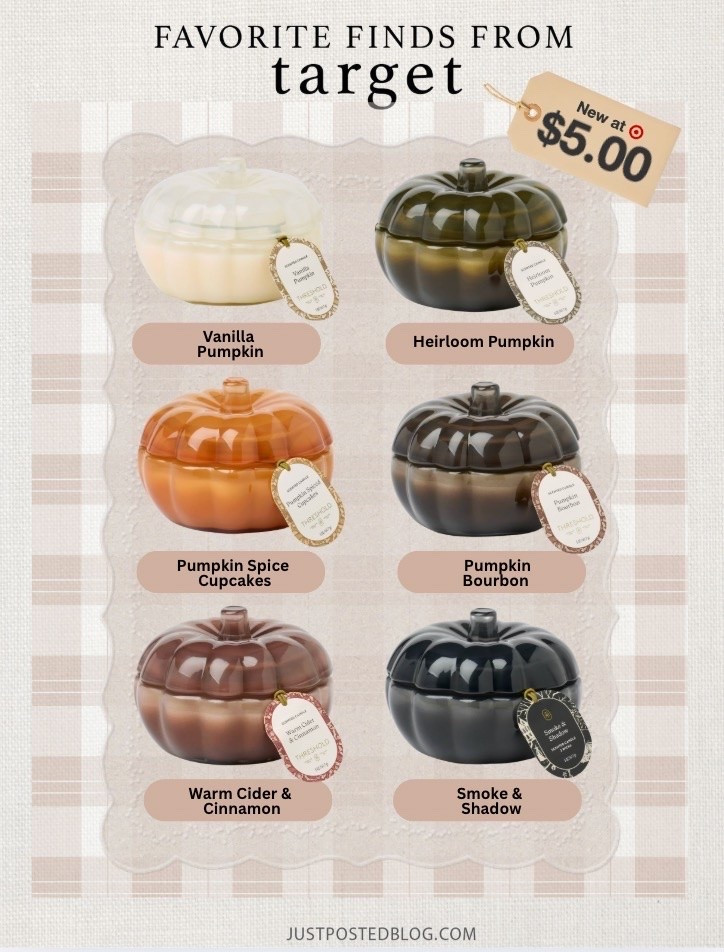 They’re back! These adorable pumpkin candles are perfect for fall and make an awesome gift, too! And at only $5.00, you’ll want to grab a few!

#LTKHome #LTKselfcare #LTKSeasonal