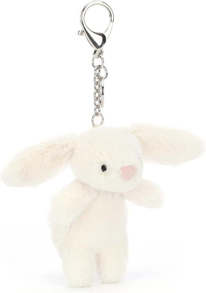 Jellycat Bashful Cream Bunny Bag Charm, 3.5 inches - Rabbit and Bunny Plush Keychain - Great Gift... | Amazon (US)