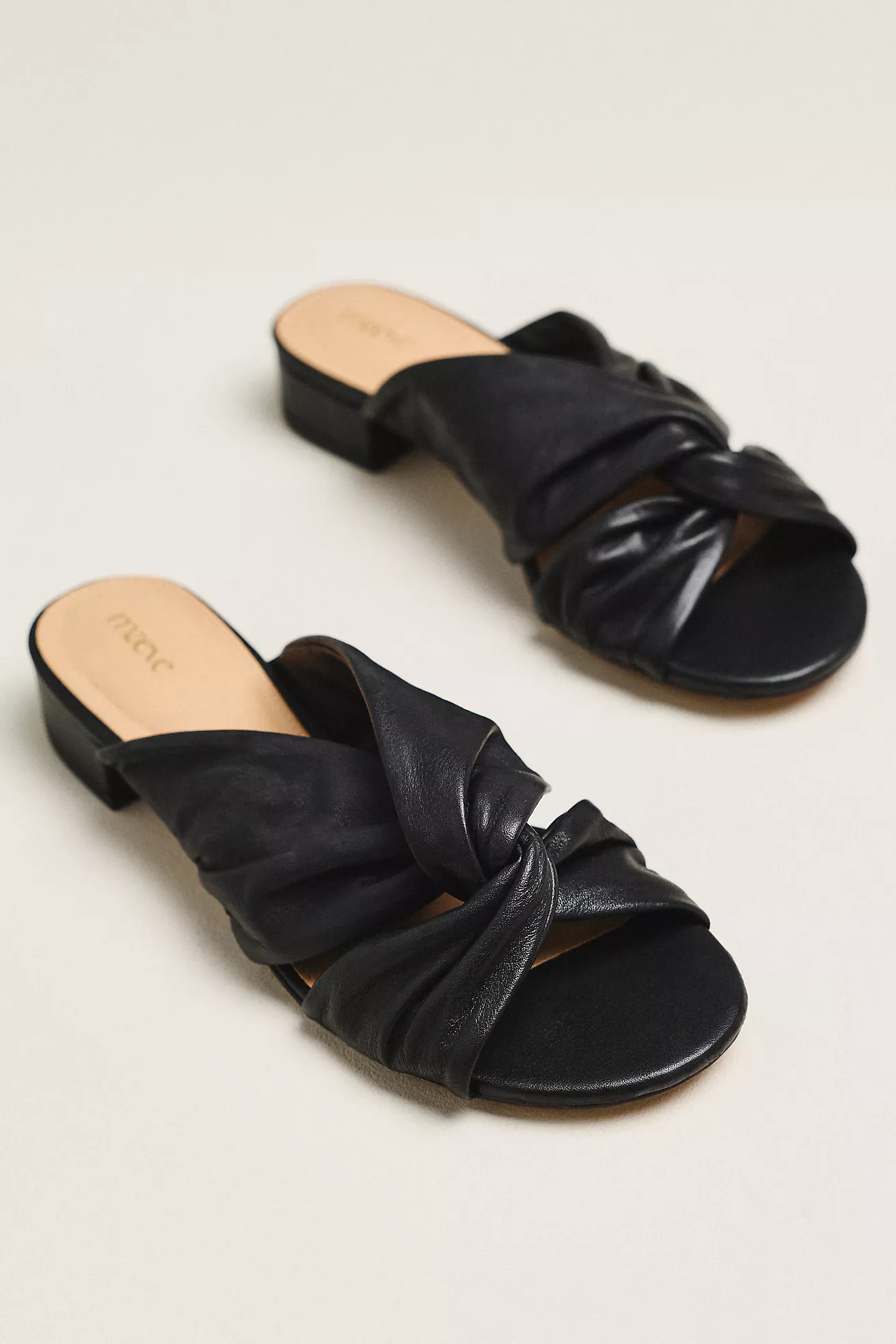 Maeve Twisted Slip-On Sandals | Anthropologie (US)