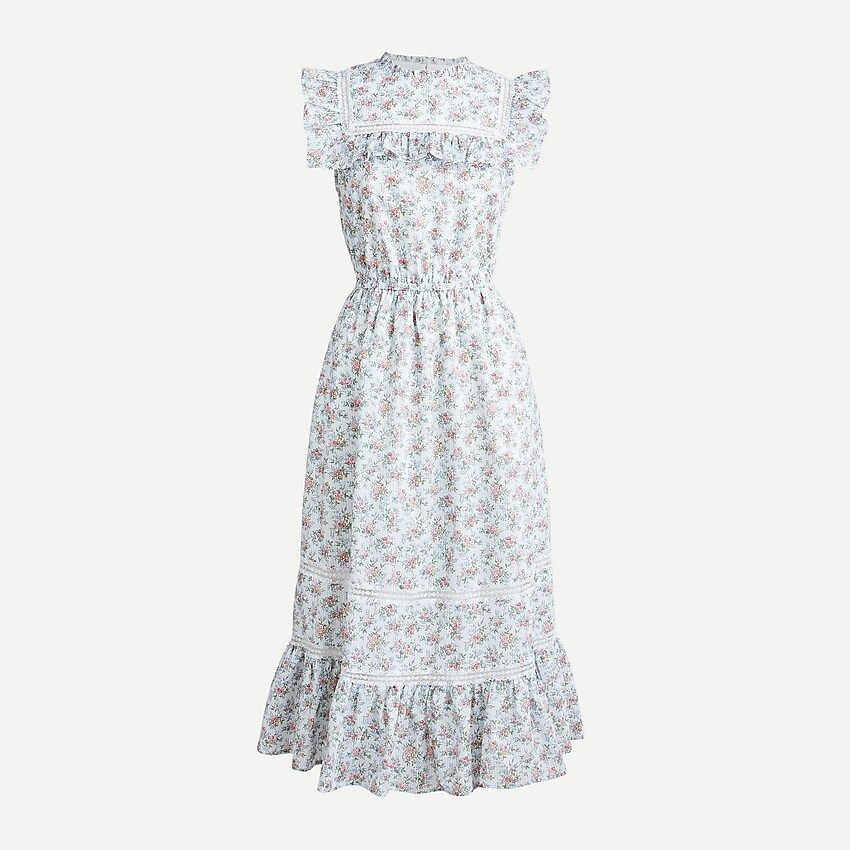 Tiered ruffle dress in Liberty ® Winding Roses | J.Crew US