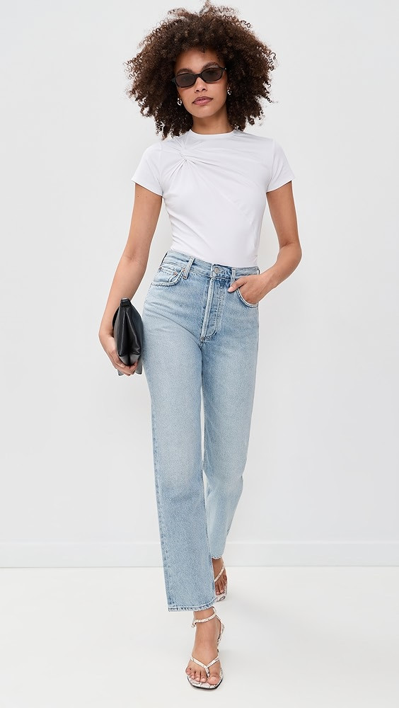 Super Stretch Twist Tee | Shopbop