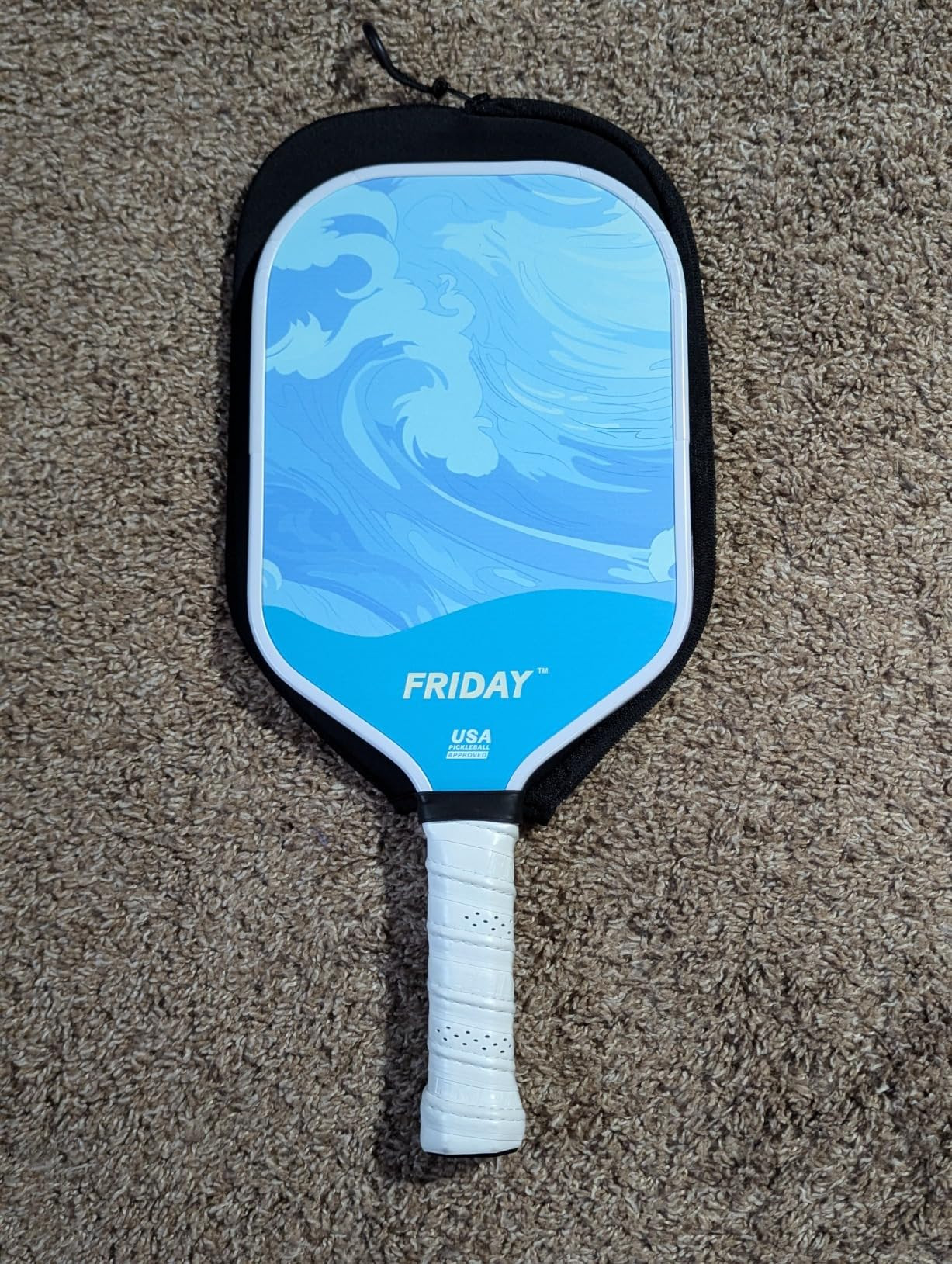 Friday Pickleball Paddle, USA Pickleball Approved, Durable Carbon Fiber, Thermoformed Unibody Des... | Amazon (US)