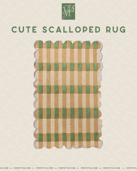 Cute scalloped rug  

#LTKhome #LTKstyletip #LTKSeasonal
